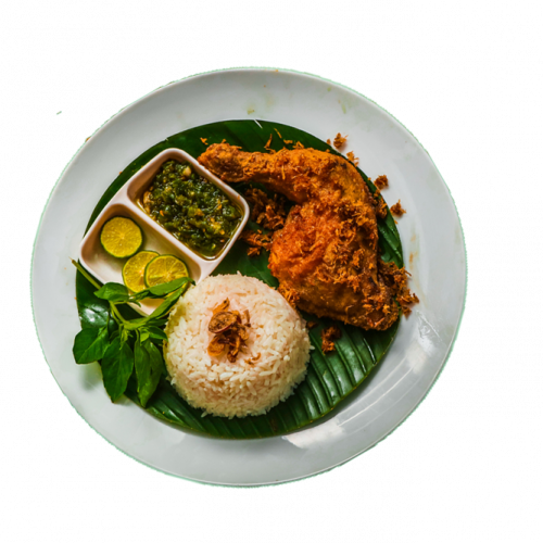 Ayam Penyet Sambel Ijo